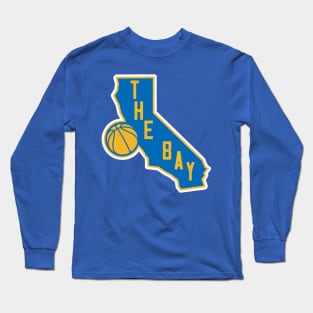 The Bay Basketball State Outline Long Sleeve T-Shirt